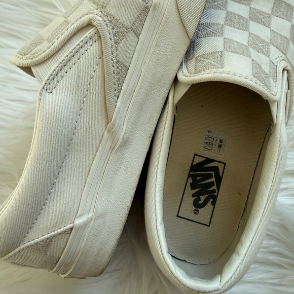 Vans Classic Checkered Slip-Ons Marshmallow size 9 - Picture 9 of 9